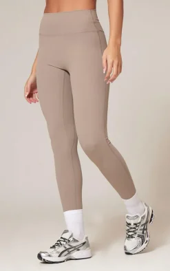 Deep Taupe Sculpt High Waist Gym Leggings