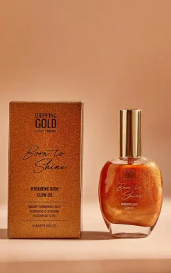 Dripping Gold Born to Shine Hydrating Body Glow Oil Bronze