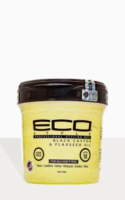 Eco Style Black Castor & Flax Seed Hair Oil 473ml