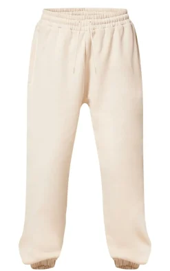 Ecru Premium Cuffed Drawstring Sweat Sweatpants