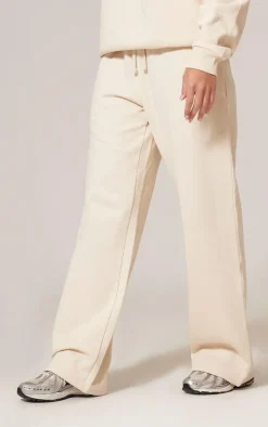 Ecru Premium Wide Leg Sweat Sweatpants