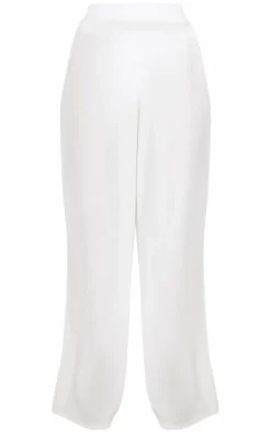 Ecru Wide Leg Beach Floaty Pants