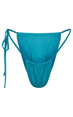 Emerald Green One Tie Side Bikini Bottoms