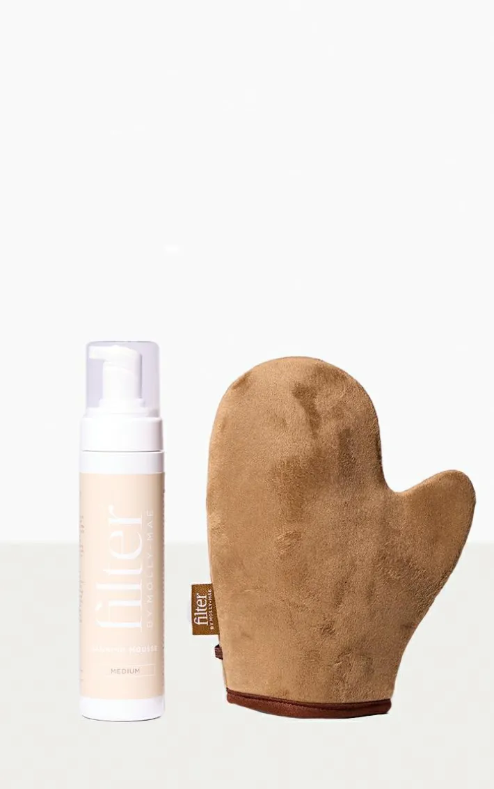 Filter By Molly Mae Tanning Foam Medium with Mitt Bundle