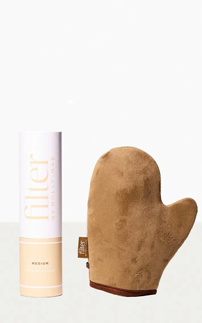 Filter By Molly Mae Tanning Foam Medium with Mitt Bundle