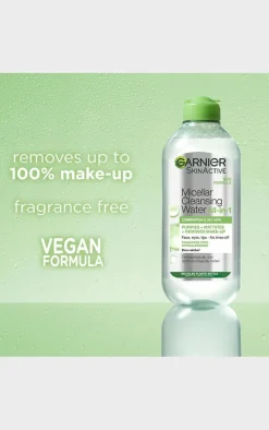Garnier Micellar Cleansing Water For Combination Skin 400Ml With Eco Pads