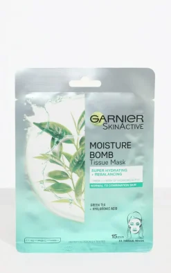 Garnier Moisture Bomb Hydrating Green Tea Face Sheet Mask Combination Skin