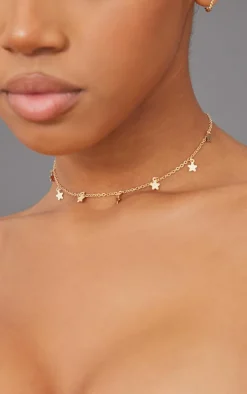Gold Dainty Star Necklace