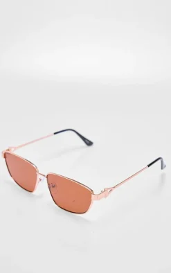 Gold Frame Retro Cat Eye Sunglasses