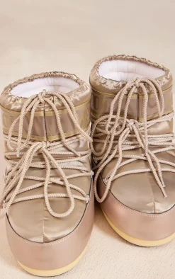 Gold Moon Boot Icon Low Glance