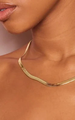 Gold Plated Snake Necklace