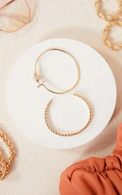 Gold Precious Stone Bangle Multipack