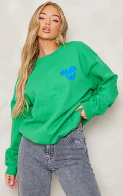 Green Hump Day Oversized Sweatshirt