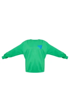 Green Hump Day Oversized Sweatshirt