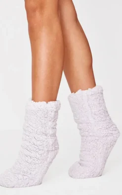 Grey Borg Cosy Slipper Socks