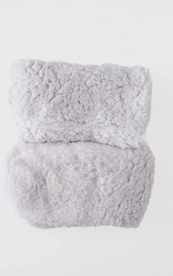 Grey Borg Cosy Slipper Socks