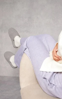 Grey Borg Slip On Slippers