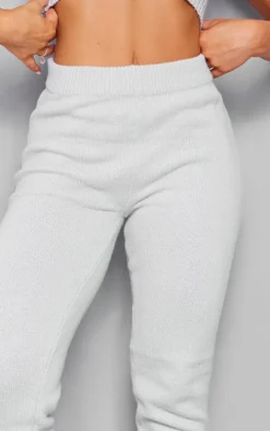 Grey Marl Knitted Leggings