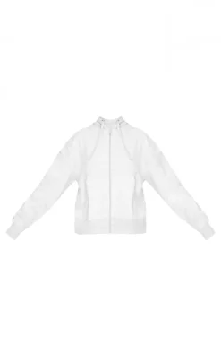 Grey Marl Oversized Hooded Zip Up Sweat Hoodie