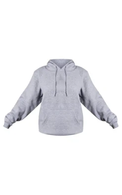 Grey Marl Oversized Sweat Hoodie