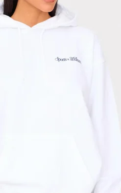 Grey Marl Sports & Wellness Fruit Back Print Hoodie