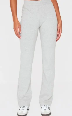 Grey Marl Straight Leg Pants
