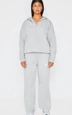 Grey Marl Studio Archives Wide Leg Sweatpants