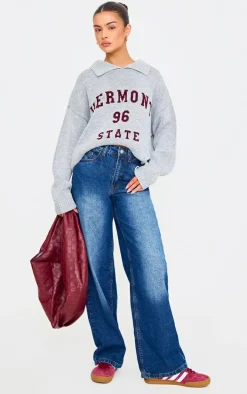 Grey Vermont Knitted Sweater