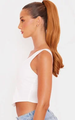 Hair Choice Extensions Pony Piece 20 Inch Straight Amber