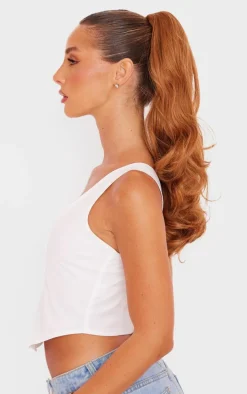 Hair Choice Extensions Pony Piece 20 Inch Curly Amber