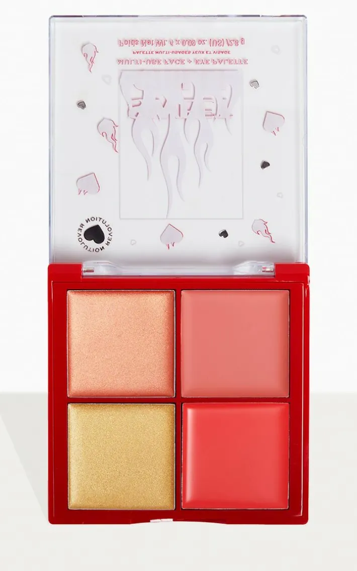 I Heart Revolution Sweet Chilli Cream Blush & Highlight Quad