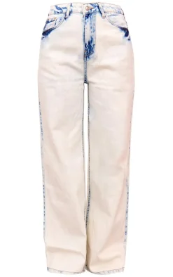 Ice Blue Wide Leg Jeans