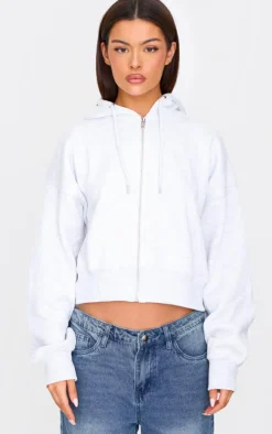 Ice Grey Studio Archive Embroidered Zip Up Jacket