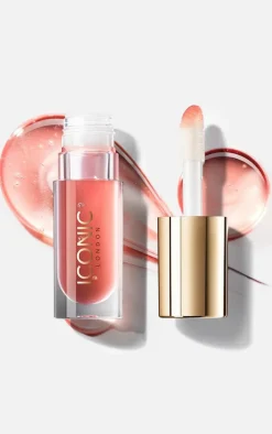 Iconic London Lustre Lip Oil She's A Peach