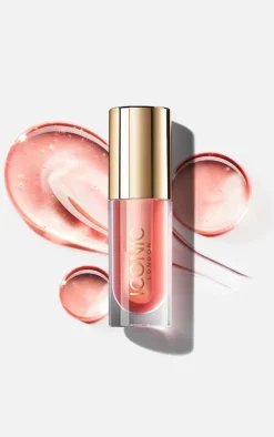 Iconic London Lustre Lip Oil She's A Peach