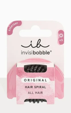 Invisibobble Original True Black Spirals 3 Pack