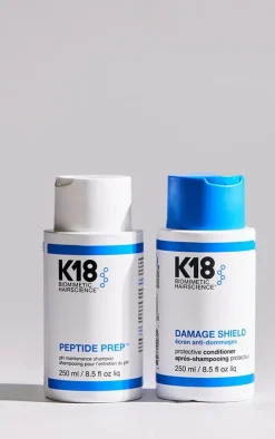 K18 Peptide Prep Shampoo & Damage Shield Conditioner Bundle (Worth £78)