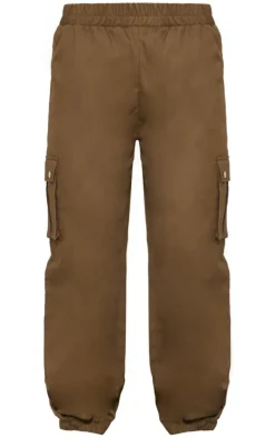 Khaki Pocket Detail Cargo Pants