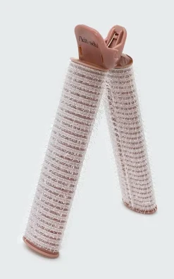 Kitsch Recycled Plastic Volumising Hair Rollers 2 Piece Set Terracotta