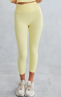 Lemon Sculpt Cropped Gym Leggings