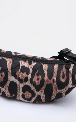 Leopard Print Nylon Simple Cross Body Bag
