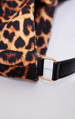 Leopard Print Slouchy Tote Bag