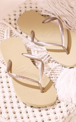 Light Golden Havaianas Slim