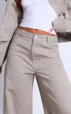 Light Grey Slouchy Denim Jeans