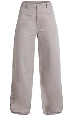 Light Grey Slouchy Denim Jeans