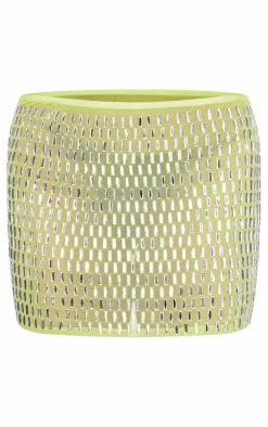 Lime Premium Embellished Mini Skirt
