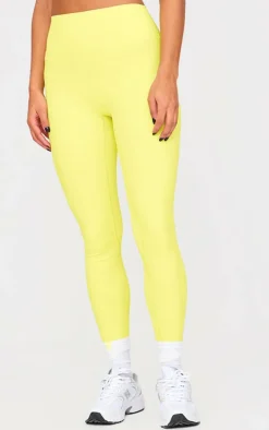 Lime Sculpt High Waist Gym Leggings