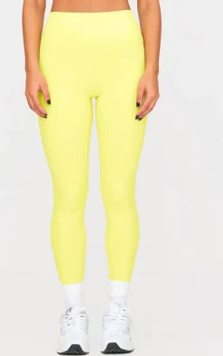 Lime Sculpt High Waist Gym Leggings