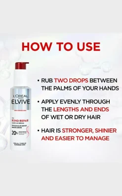 L’Oréal Paris Elvive Bond Repair Leave-In Hair Serum 150ml