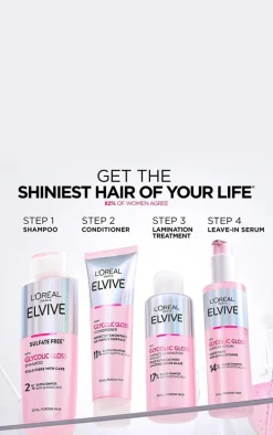 L’Oréal Paris Elvive Glycolic Gloss 5 minute Lamination Treatment 200ml